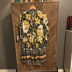 Button up floral dress in small. Blank London from anthropology